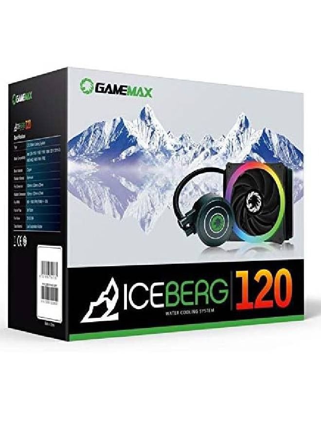 غيم ماكس GameMax Iceberg 120 Rainbow Liquid Cooling - Image 1