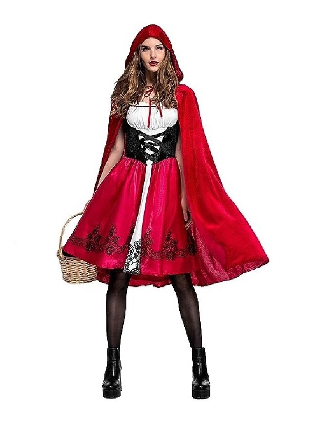 Women's Little Red Riding Hood Cosplay Costume Cloak - Image 2
