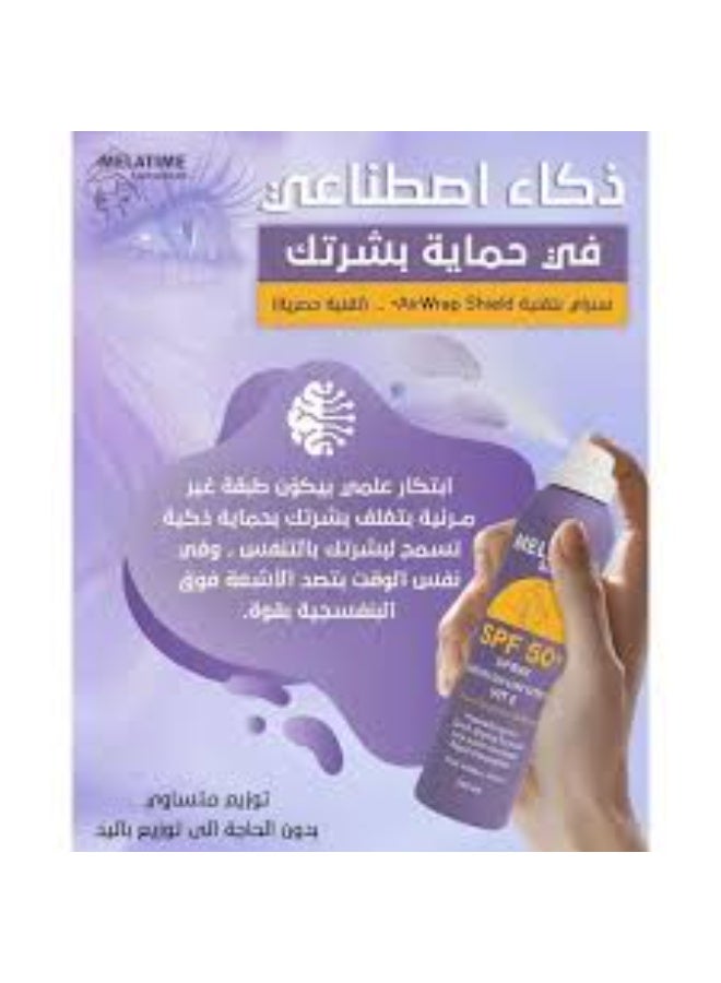 MELATIME Sunscreen SPF50 Spray 150 Ml - Image 3