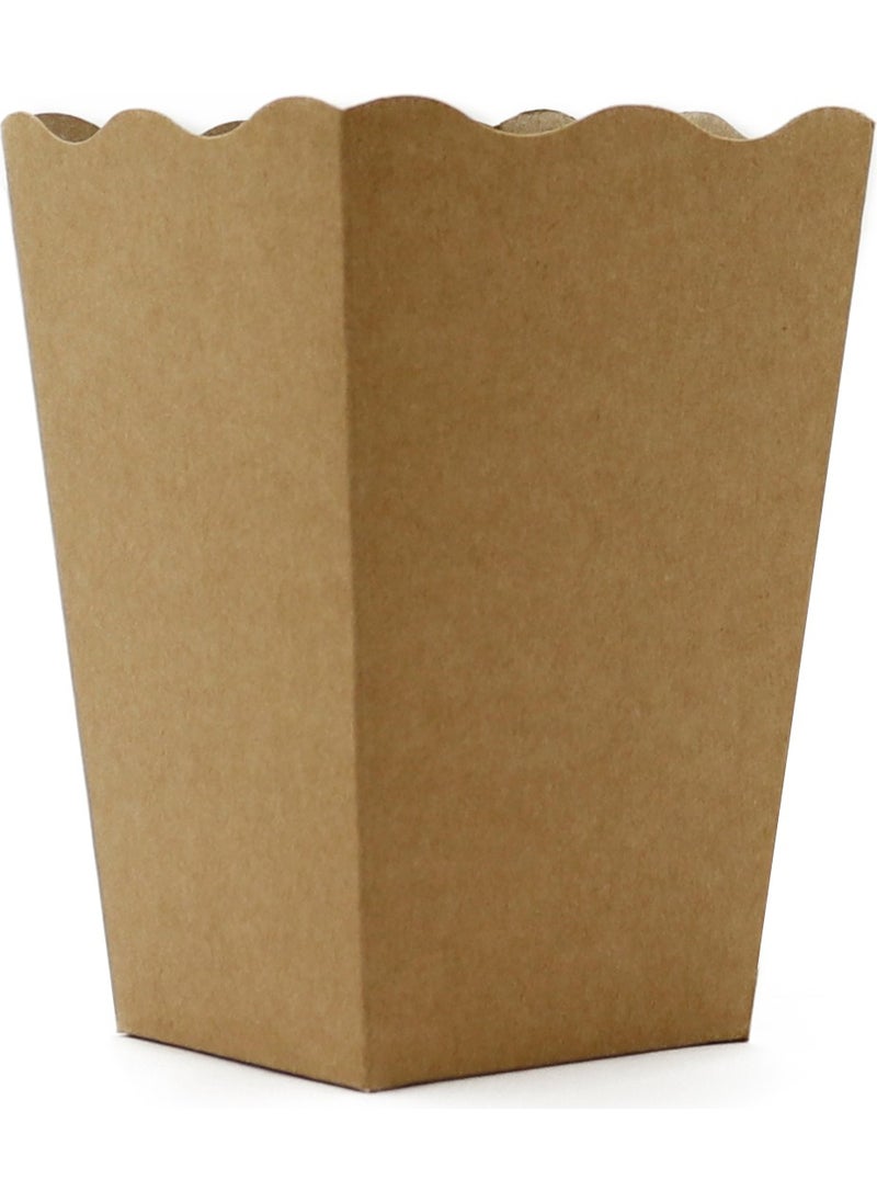 Repro Design Kraft Natural Color Corn Popcorn Box 8 Pieces  - Image 3