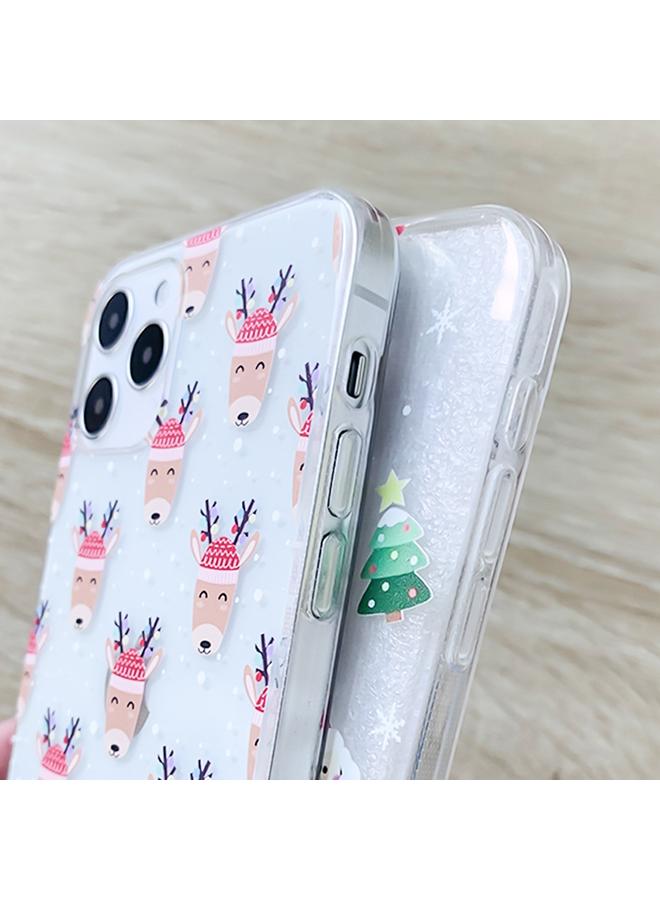 S-TOP Case For iPhone 15 Pro Christmas Colored Drawing Pattern High Transparent Soft TPU Phone Case - Image 3
