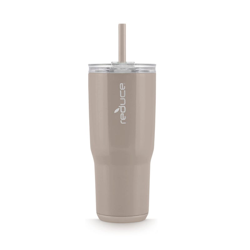 Reduce REDUCE Cold1 24 oz Tumbler with Lid and Straw - Dual-Wall Vacuum Insulated Stainless Steel Tumbler - Keeps Drinks Cold  - Image 1