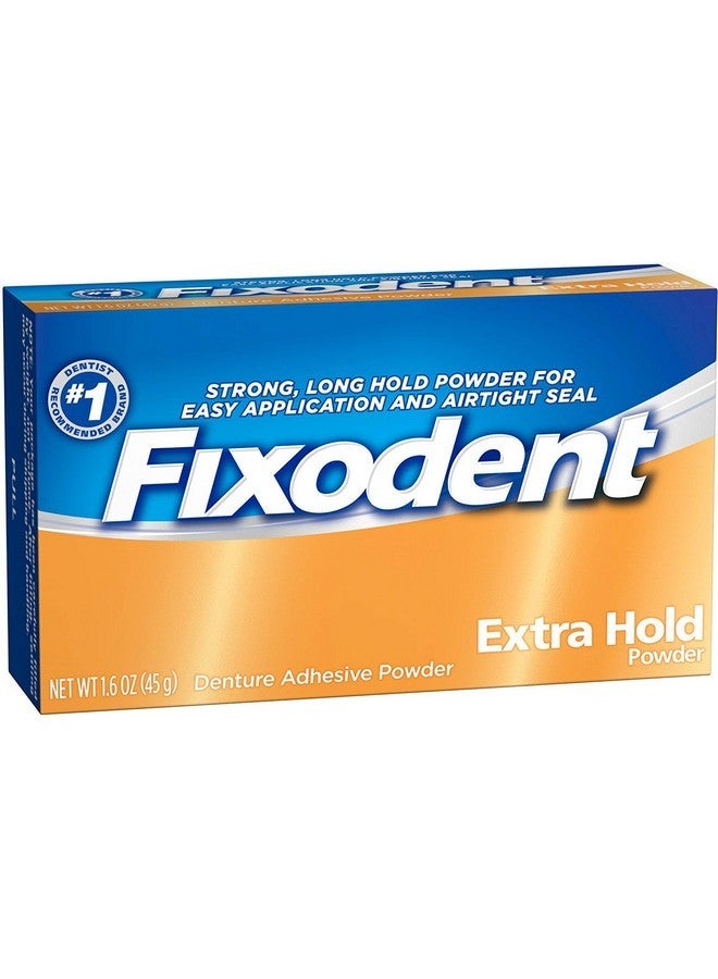 Fixodent Pwd Ex Hold Size 1.6z Fixodent Extra Hold Denture Adhesive Powder