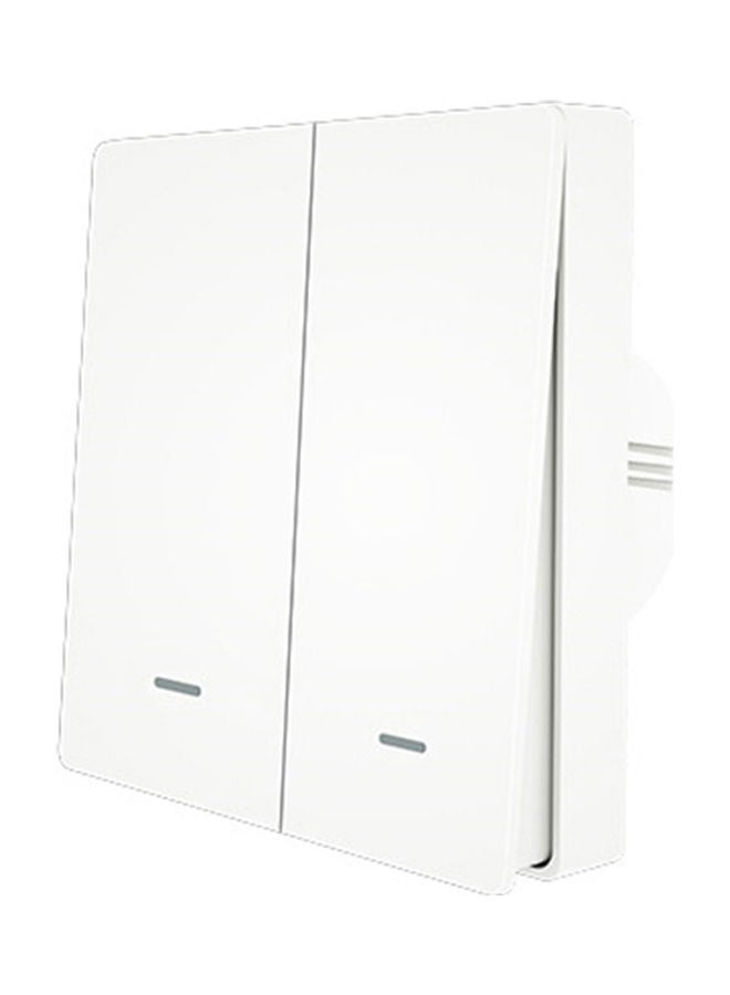 NIBEMINENT Wi-Fi Voice Control Smart Wall Switch White - Image 4