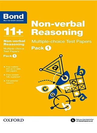 Bond 11+: Non-Verbal Reasoning: Multiple-Choice Test Papers: Pack 1 - pzsku/Z9C956A6F2A5DF270B292Z/45/_/1703601546/da06e1ec-462c-46db-9f02-65dc772f4b95