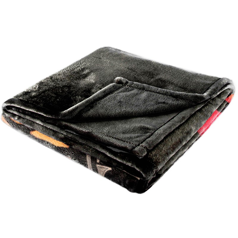 Jay Franco Plush Throw Blanket â€“ 50" x 70" Inch Soft & Cozy Fleece Throw for Bedroom & Couch DÃ©cor, Official Licensed Product, Black - Stranger Things - Image 5