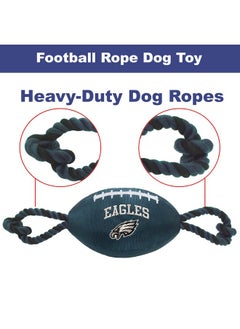 Nfl Philadelphia Eagles Football Dog Toy With Strong Pull Ropes & Inner Squeaker - pzsku/Z9C959833BF11CFFA54F6Z/45/_/1726221314/e1d2862e-754a-4a35-baf4-796a63e137f0