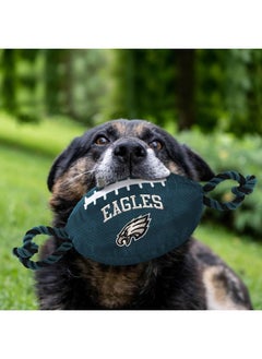 Nfl Philadelphia Eagles Football Dog Toy With Strong Pull Ropes & Inner Squeaker - pzsku/Z9C959833BF11CFFA54F6Z/45/_/1726221317/387756a0-f2fd-4052-9dd0-15712b057d40