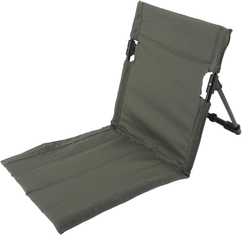 fannay Beach Lounger Chair, 600D Oxford Cloth Folding Beach Lounge Chair Compact Shoulder Strap with Back Support for Outdoor Activities (OD Green) - Image 1