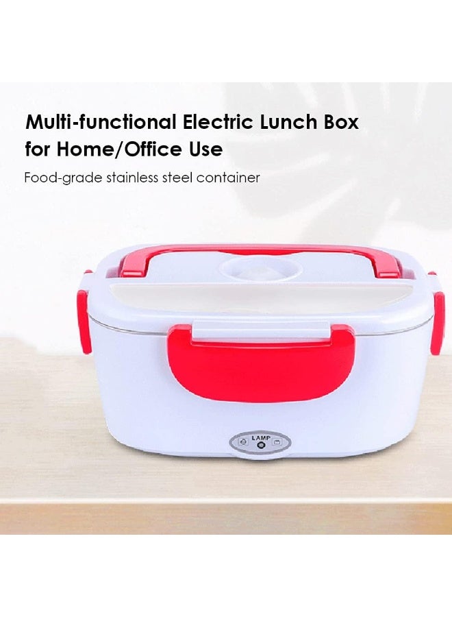 Leeofty Multifunctional Portable Electric Heating Lunch Box Food Heater Food Warmer with Removable Stainless Steel Container for Home Office(EU-Plug) - Image 5