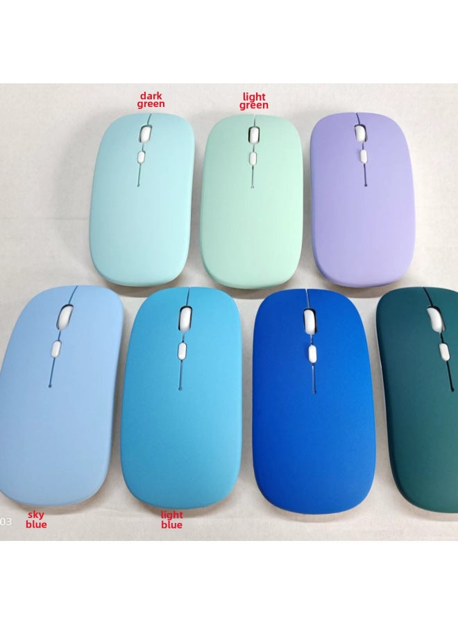 Wireless Optical Mouse 1600dpi High Resolution Usb Interface For Laptop Desktop Computer-Color:2.4g Matte Black - Image 4