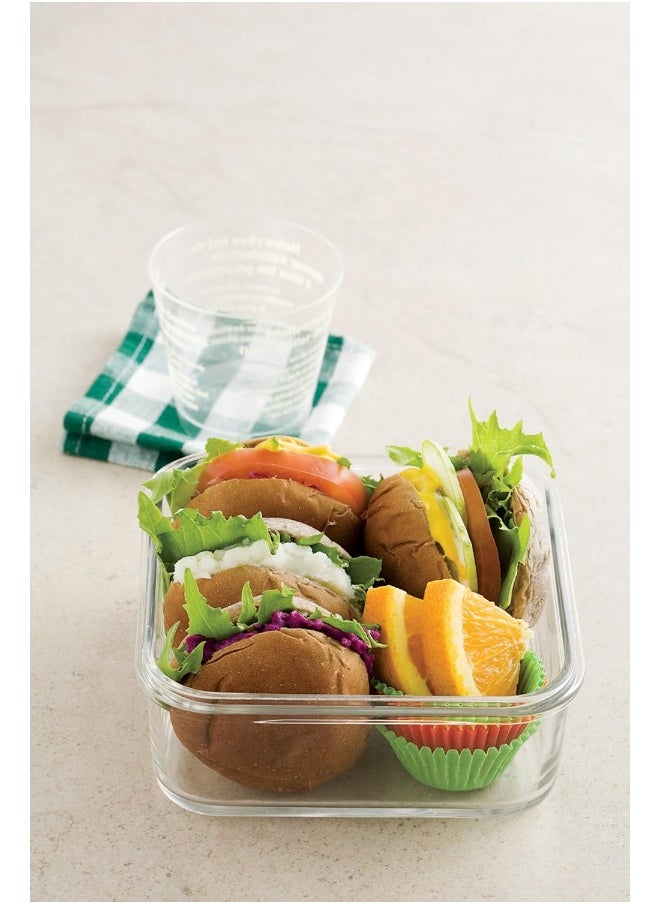 Glasslock Glasslock Rp522 Square Oven Safe Food Glass Containers, 900-Ml  - Image 1