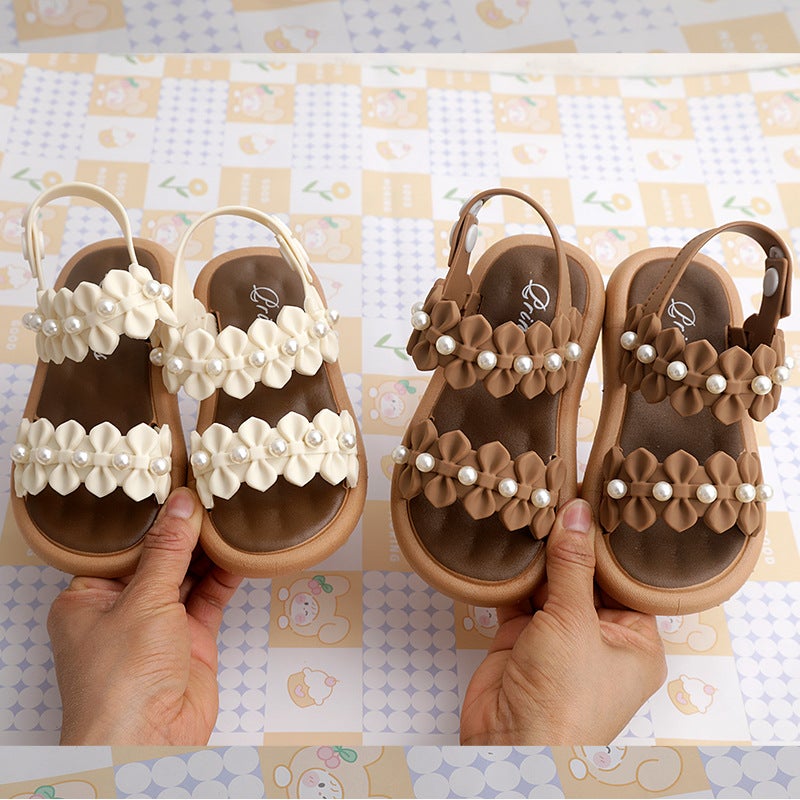 Children'S Sandals 0-3 Years Old Non-Slip Soft Sole Outer Wear Baotou Sandals Toddler Shoes Room - Image 3