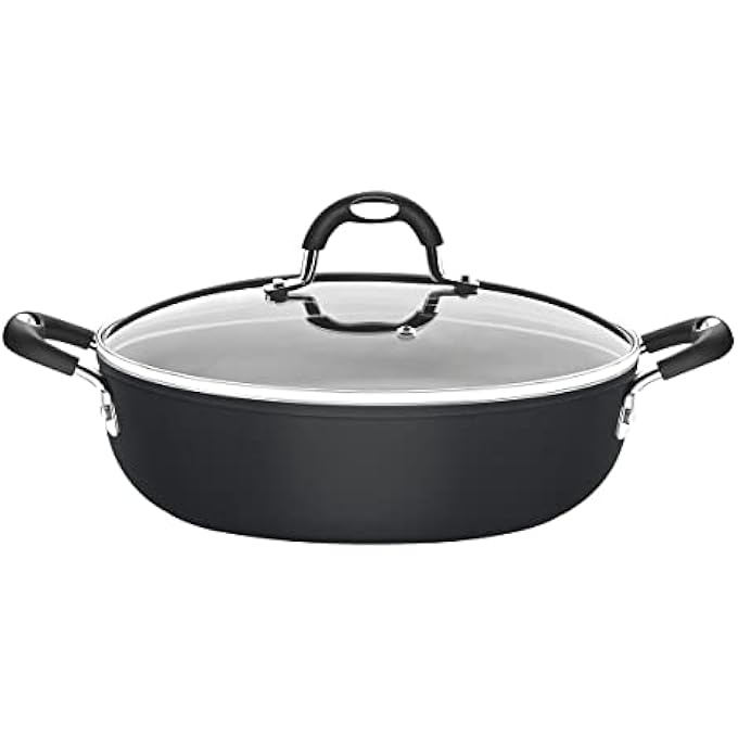 TRAMONTINA 28 Cm Skillet With Lid Monaco - Image 1