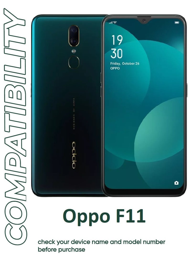ACLIX 3 Pieces Antistatic ESD Dustproof Premium Quality High Definition Tempered Glass Screen Protector Designed For Oppo F11 - Image 3