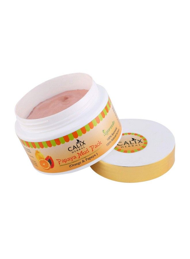 Calix Herbal Papaya Mud Pack For Dead Cells Blemishes And Pigmentation Removal 60G - Image 4