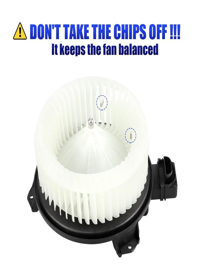 LCWRGS Front AC Blower Motor with Fan Fits for 2007-2017 Honda CRV Accord Ford Edge Pilot Mazda CX9 Dodge Avenger Ram 1500 2500 3500 Jeep Compass Patriot HVAC Heater Blower Motor 700203 - Image 5