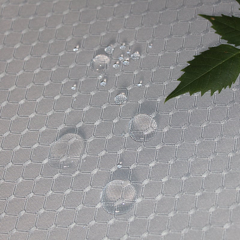 general 190g Thickened Polyester Shower Curtain Waffle Weave Waterproof Bathroom Liner - Image 1