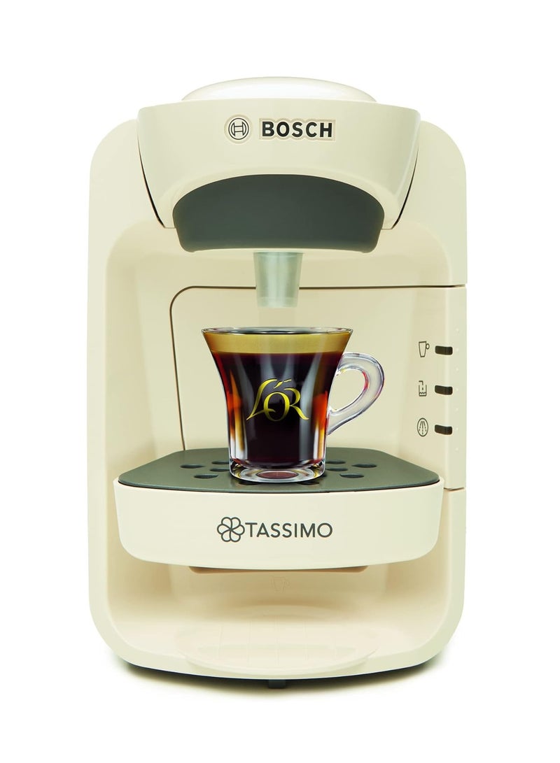Tassimo by Bosch Suny 'Special Edition' TAS3107GB Coffee Machine,1300 Watt, 0.8 Litre - Cream - Image 4