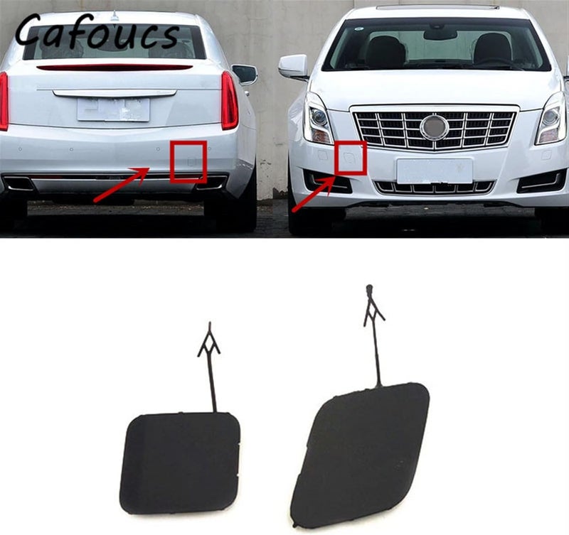 QASULER Tow Hook Eye Cap for Cadillac XTS 2013-2017 - Image 3