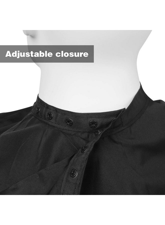 Minewill Waterproof Barber Cape -47 x 55 inches Haircut Cape for Men,Professional Hairdressing Salon Nylon Cape with Closure Snap,2 pack - Image 4