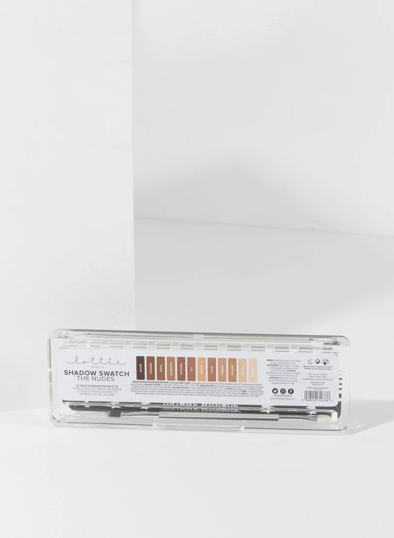 Lottie 12 Pack Eyeshadow Palette - The Nudes