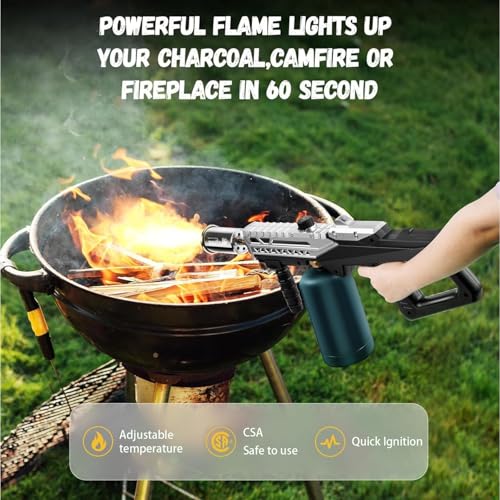 ARTFLAMM Powerful Grill Torch Gun | Propane Torch Gun, Adjustable Flamethrower | Blowtorch for BBQ, Camping, Charcoal Lighter & Fire Starter - Image 3