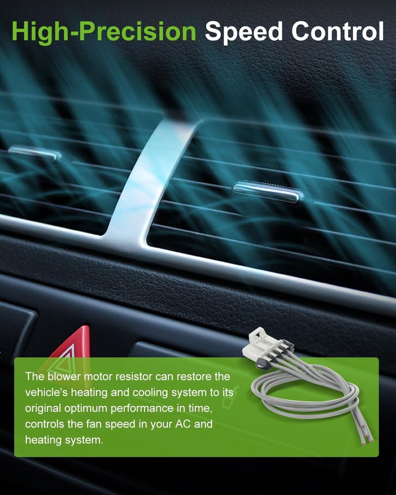 SCITOO Air Conditioning Heater Fan HVAC Blower Motor Resistor Regulator for 2005-2018 for Toyota Tacoma,OE-82141-04M40 Wire RU746 resistor Air Control Module Resistor Replacement Part - Image 4