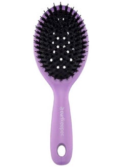 Curl Keeper Styling Brush For All Curly Hair Types (Purple)  - Image 1