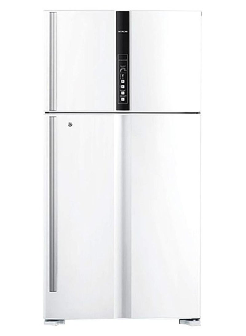 هيتاشي ثلاجة ببابين مقاس 24.8 قدم مكعب R-V905PS1KV أبيض نسيجي - Image 1