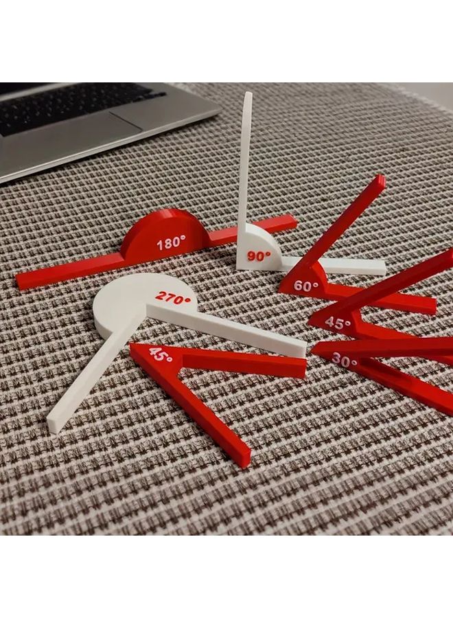Geometry Angle Tool 90 And 270 Degrees Educational Learning Aid Math Teaching Gift - Image 2