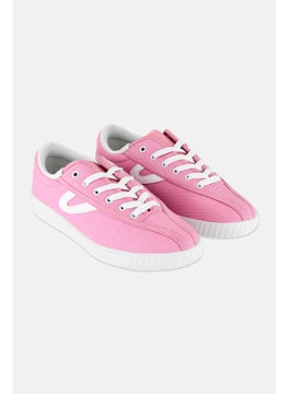 Tretorn Women Lace Up Casual Shoes, Pink  - Image 1
