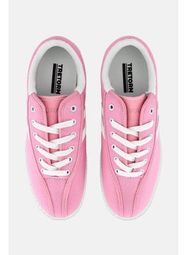 Tretorn Women Lace Up Casual Shoes, Pink  - Image 2