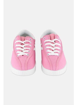 Tretorn Women Lace Up Casual Shoes, Pink  - Image 4