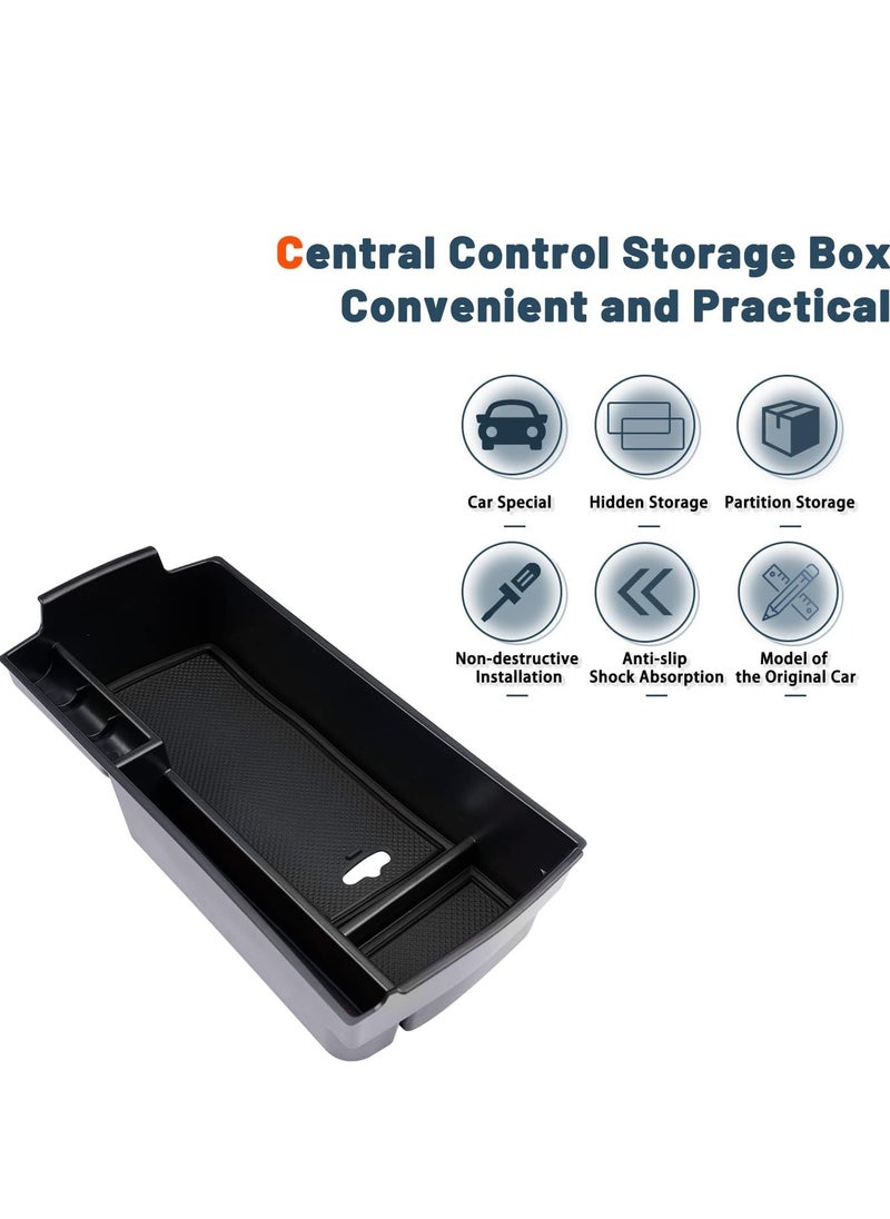 spa luxetique - Compatible with Peugeot 3008 5008 GT SUV 2017-2023 Centre Console Storage Box - Image 1
