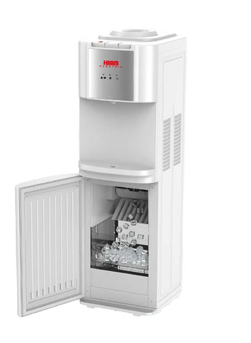 HAAM Stand Cooler Hot Cold Moderate + Ice Maker HMWD-25QR HMWD-25QRT WHITE - Image 1