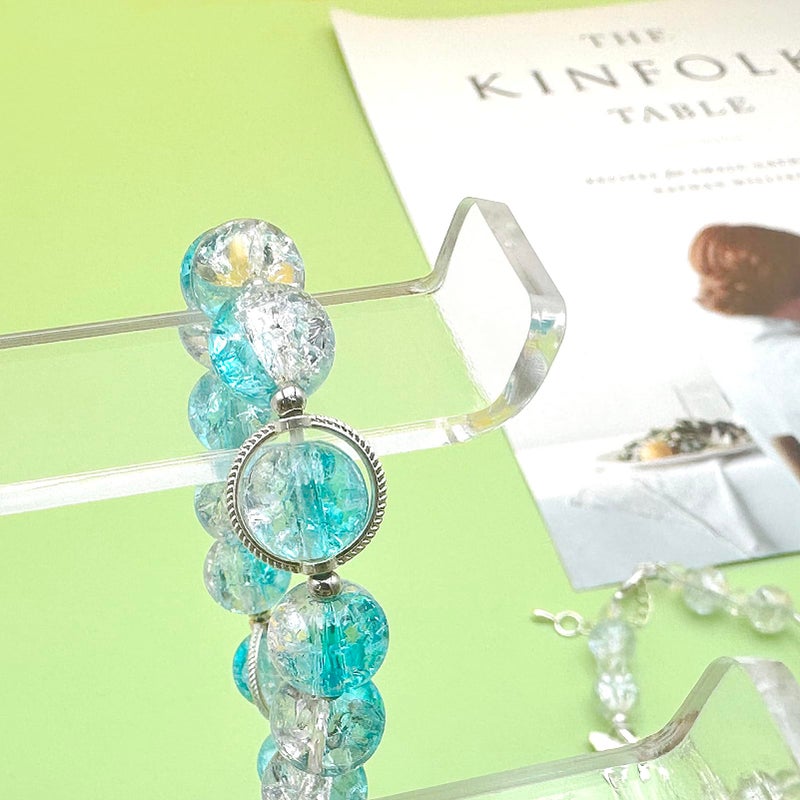 Bigfety Acrylic Bracelet Holder Stand 2 Tier, Holds Lots of Bracelets, Easy to Access, Great Gift for Women - Image 4