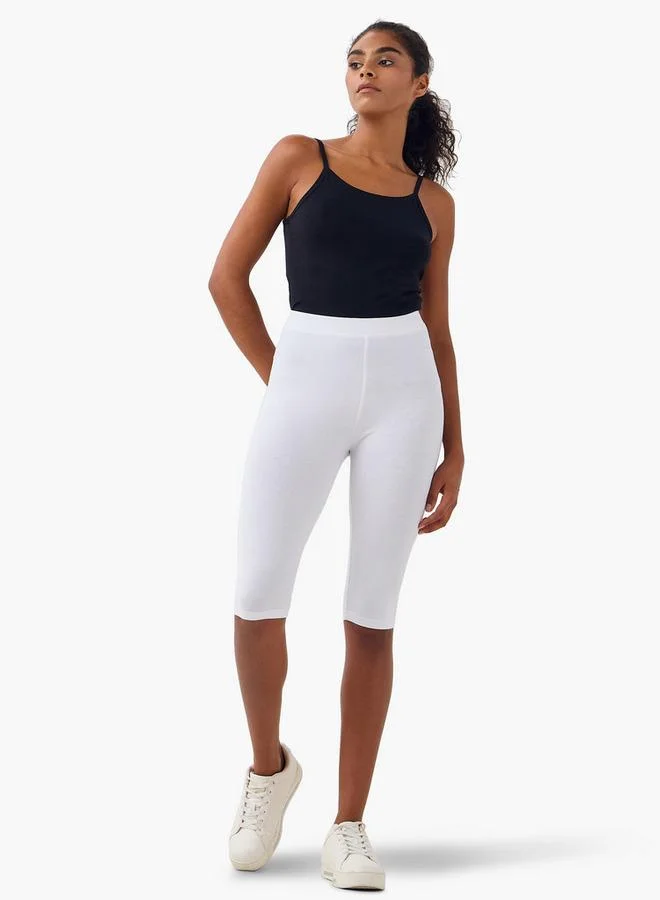 Splash FAV Set of 2   Knee Length Flexi Waist Leggings