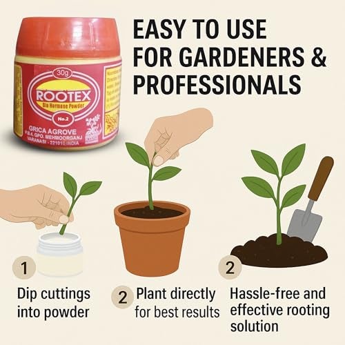 Petalzone Rootex | Fast Root Dry Powder Rooting Hormone for All Plants Grow Nutritions | Pack of 1 | 30 gram (ROOTEX NO.2) - Image 3