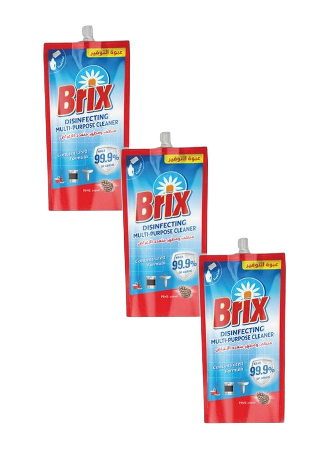 Brix Disinfecting Multi Purpose Cleaner Pine Scent 400 ml (Pack of 3) - Image 1