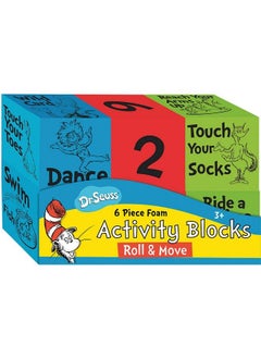 EUREKA Dr. Seuss Roll & Move Foam Activity Blocks  - Image 2