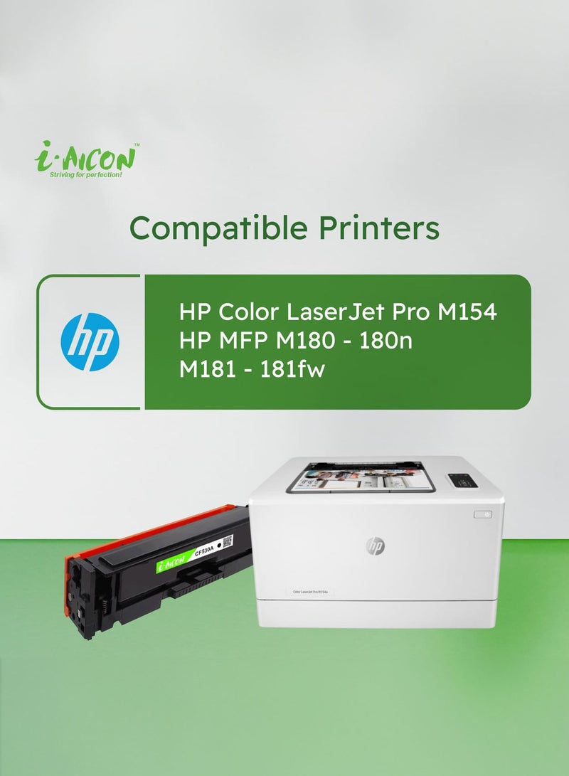 i-Aicon Compatible Laser Toner Black (HP CF530A | 205A) - Image 4