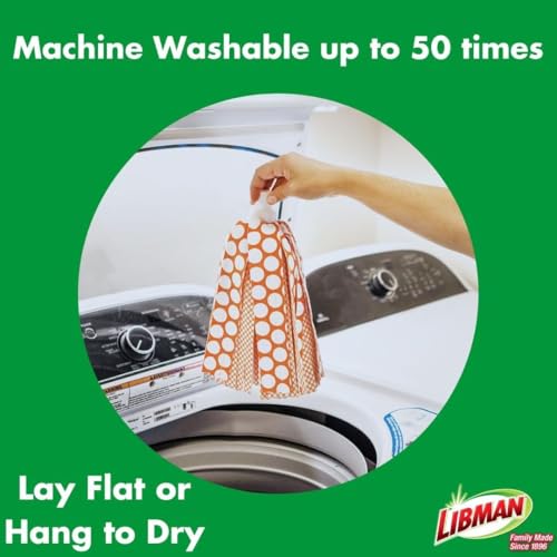 Libman Wonder Mop Head Replacement | Absorbent Microfiber | Self Wringing | Machine Washable | Multi-Surface Floor Mop | 3 Replacement Pads, 11.5 Inch - Image 4