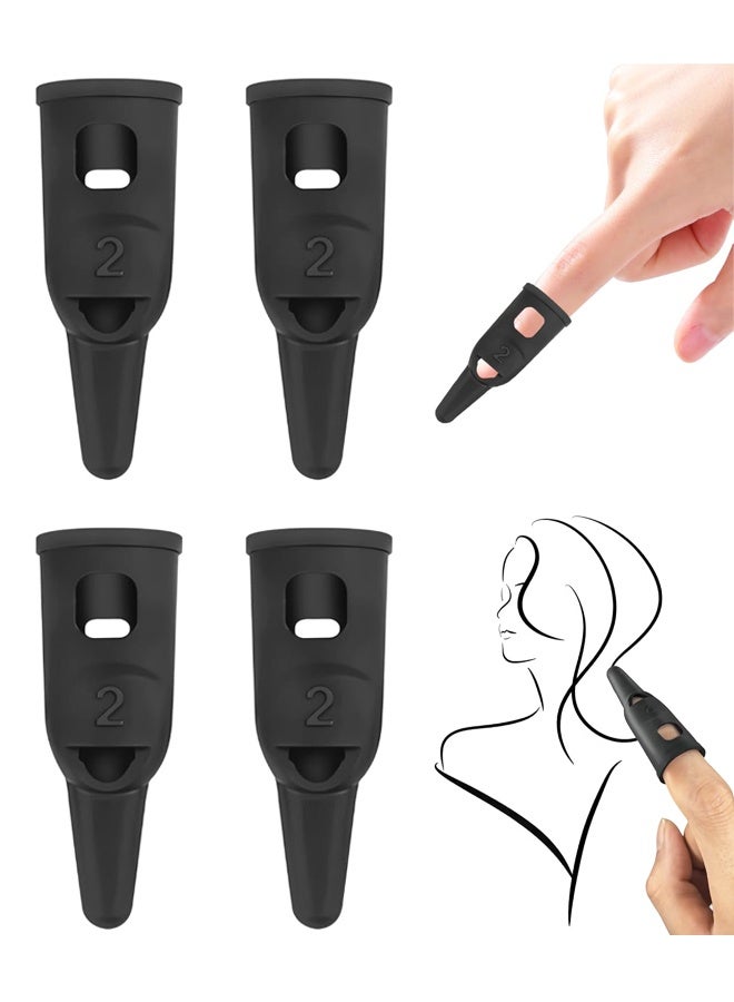 4PCS High Precision Silicone Finger Stylus, Capacitive Touchscreen Pen for iPad, iPhone, Android Phones Tablets - Image 1