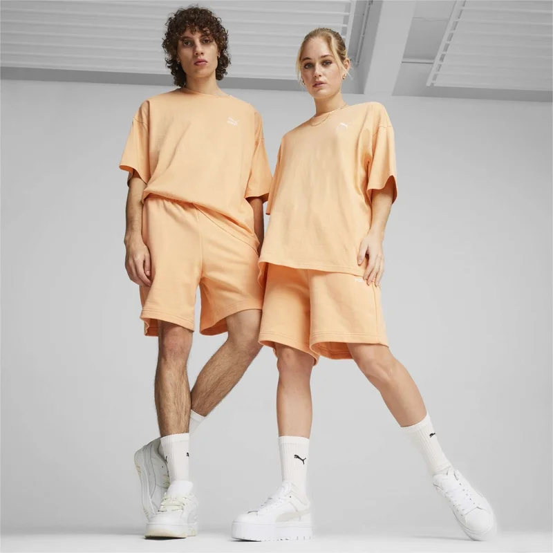 بوما Men's Peach Fizz Better Classics Oversized Tee Orange Men's T-Shirt