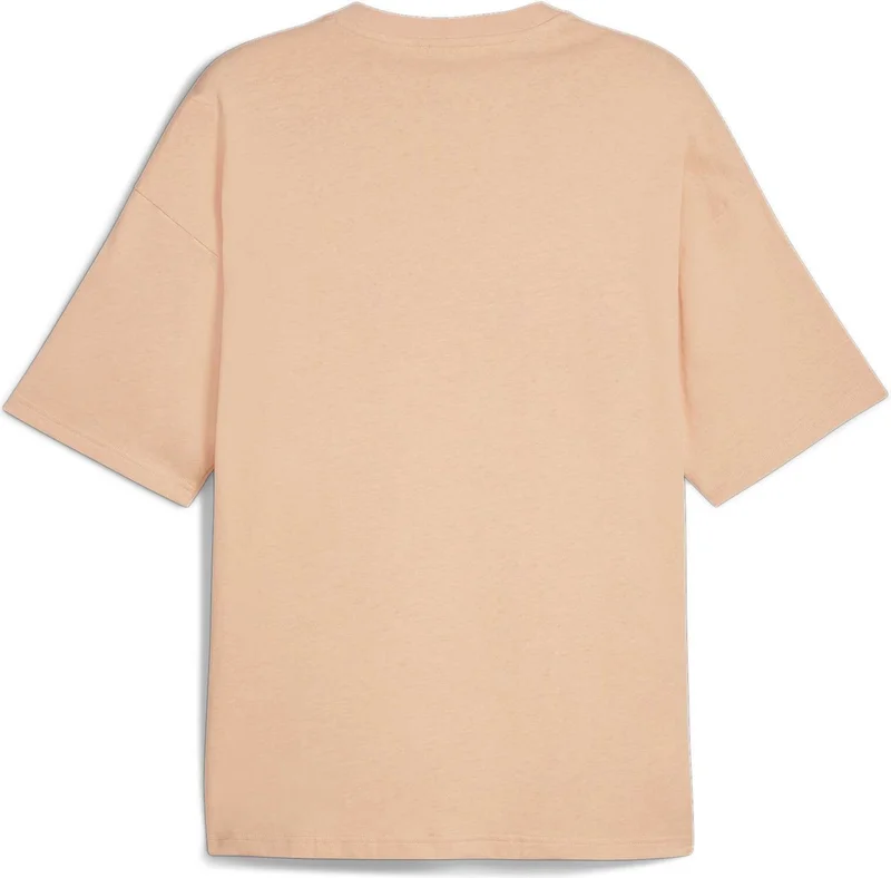 بوما Men's Peach Fizz Better Classics Oversized Tee Orange Men's T-Shirt