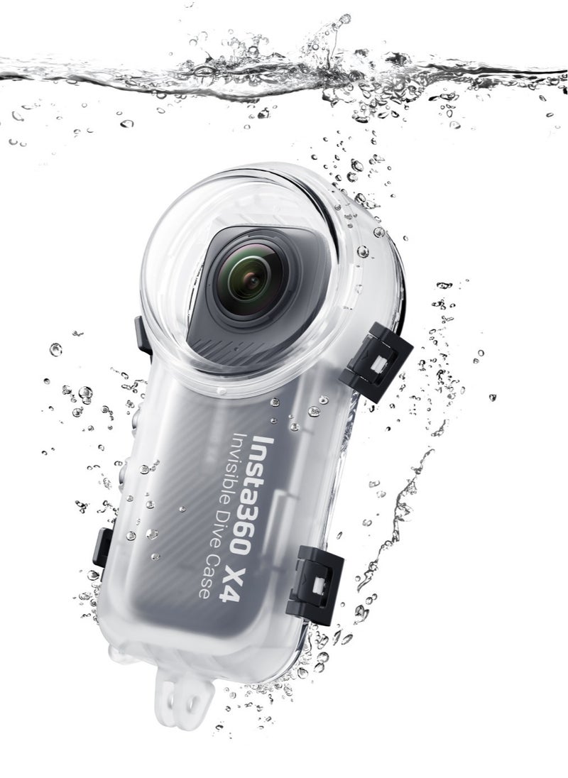 Insta360 - X4 Protection Invisible Dive Case - Clear - Image 1
