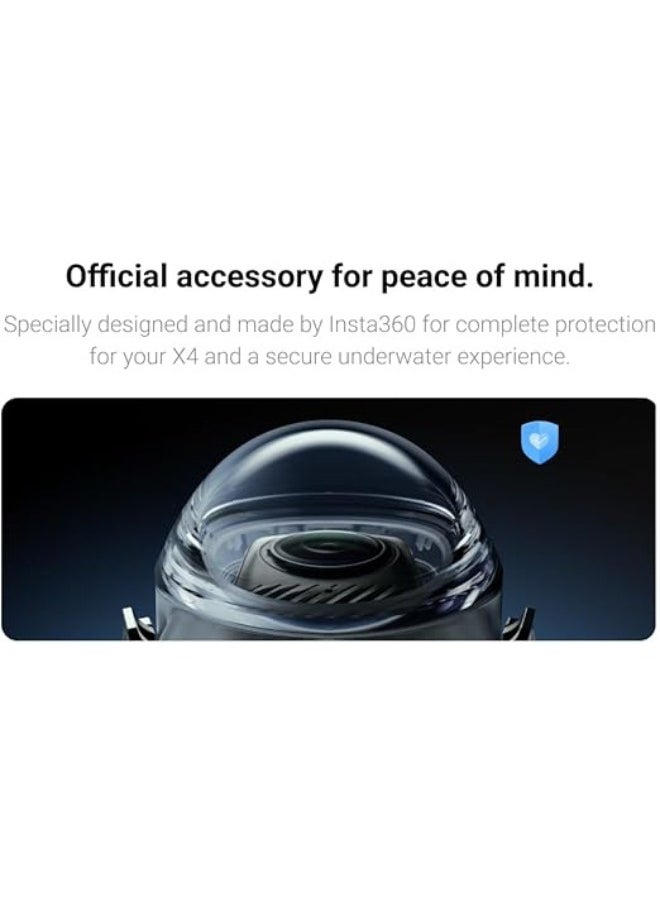 Insta360 - X4 Protection Invisible Dive Case - Clear - Image 1