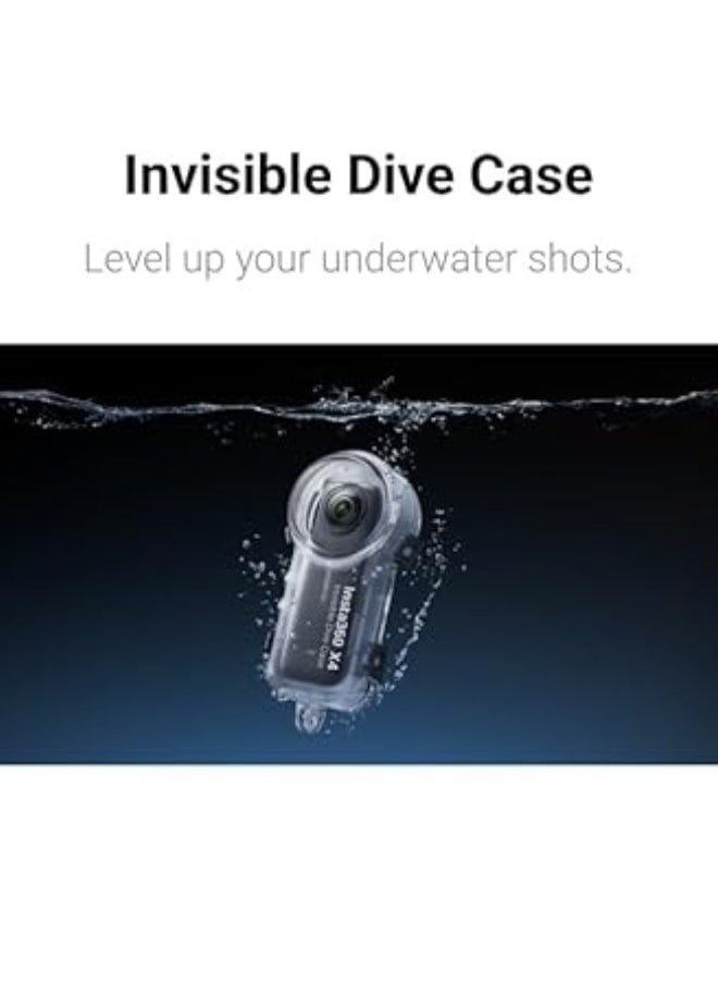 Insta360 - X4 Protection Invisible Dive Case - Clear - Image 1