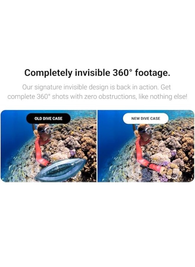 Insta360 - X4 Protection Invisible Dive Case - Clear - Image 1